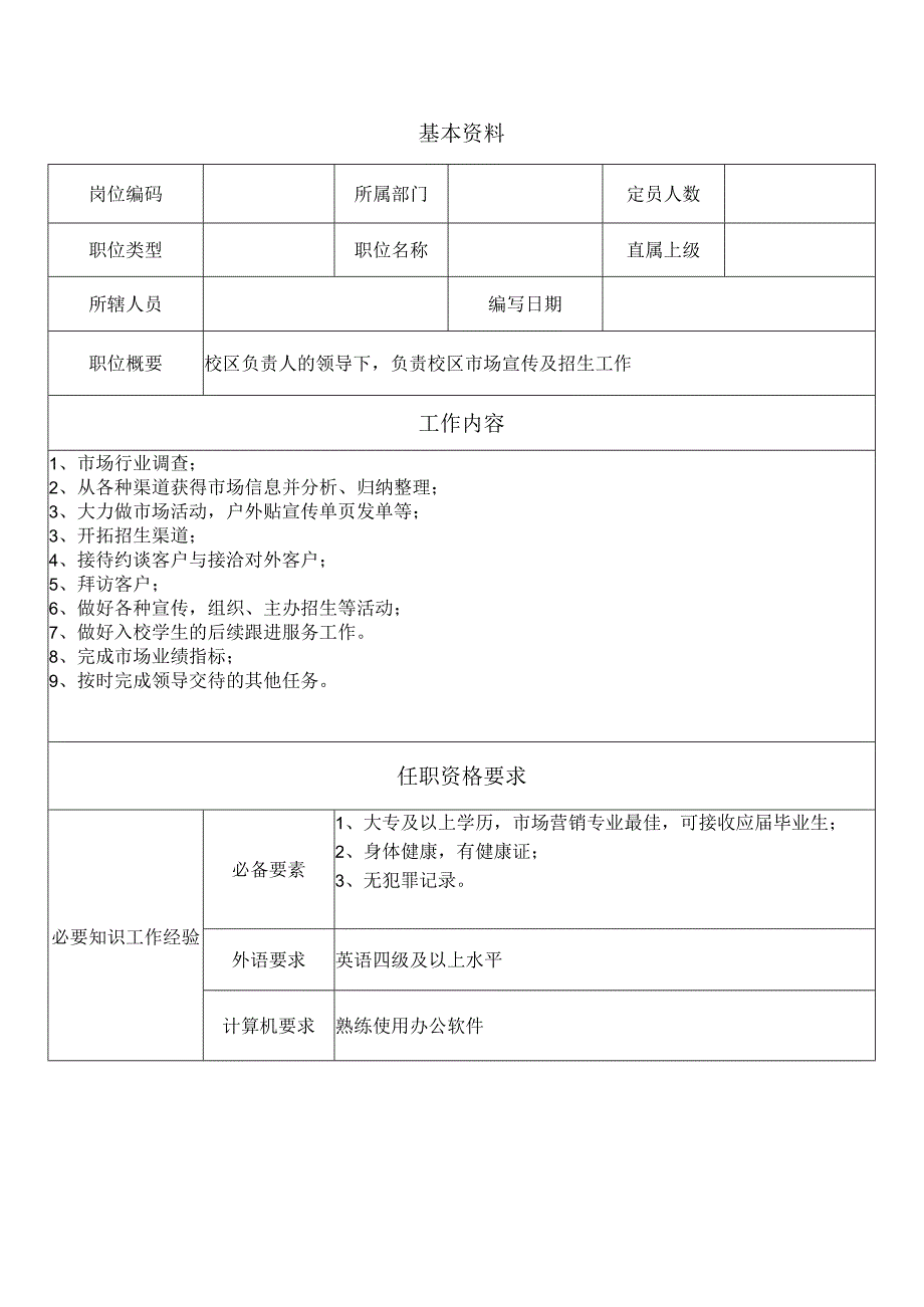 市场岗位说明书.docx_第2页