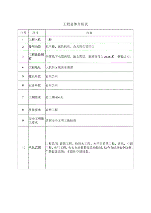 工程总体介绍表.docx