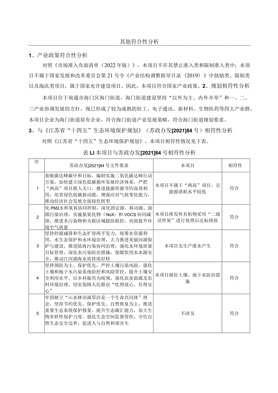 聚氨酯制品生产线技改项目环境影响报告.docx_第3页