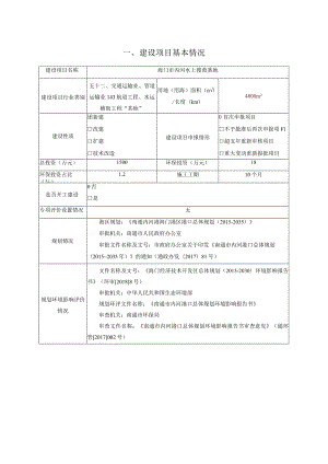 海门市内河水上搜救基地环境影响报告.docx