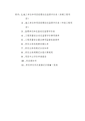 福建房屋市政施工单位和项目经理、监理单位和总监动态监管评价表、责任主体周期记分值计算规则.docx