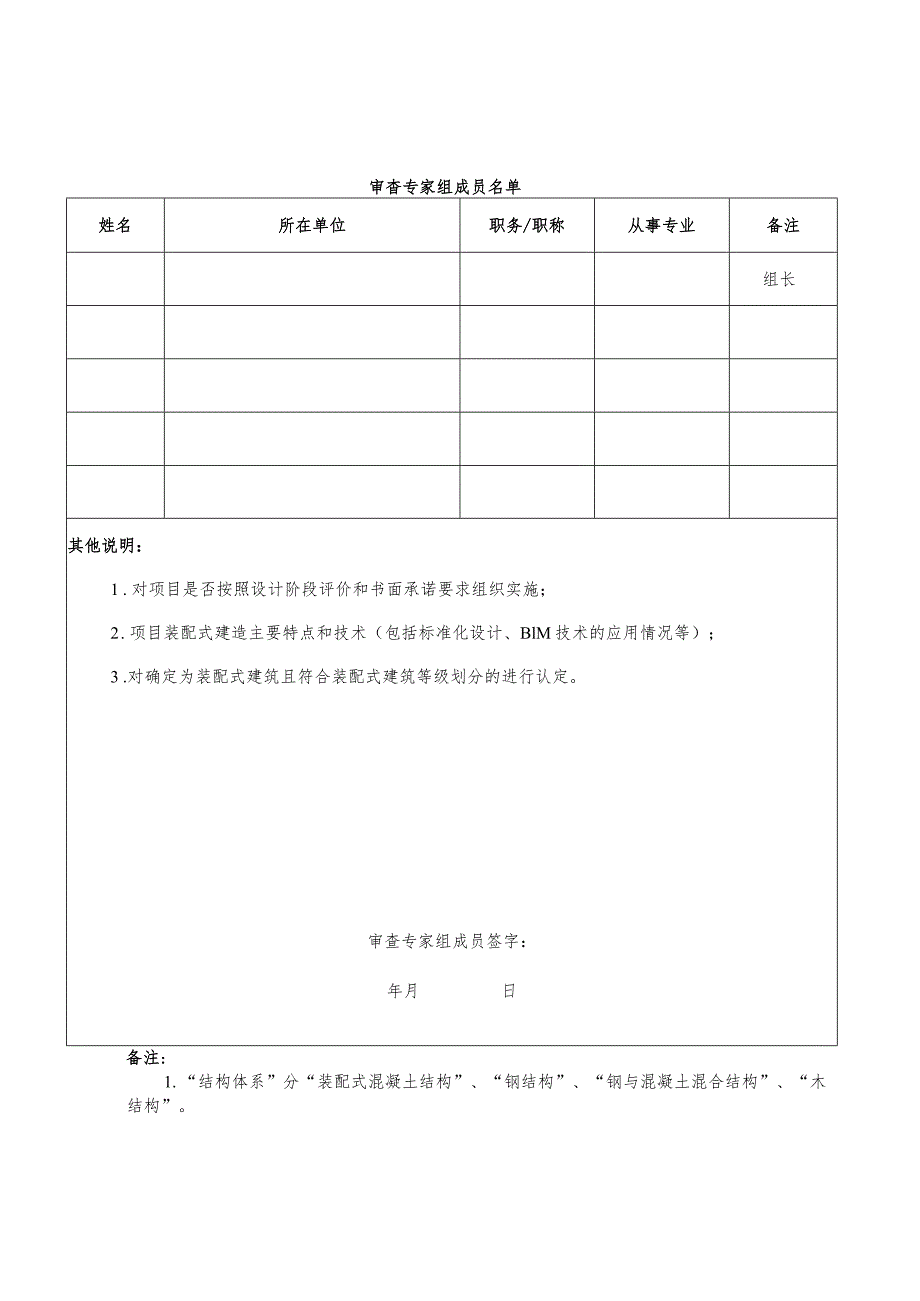 浙江省装配式建筑评价认定专家审查意见表.docx_第2页