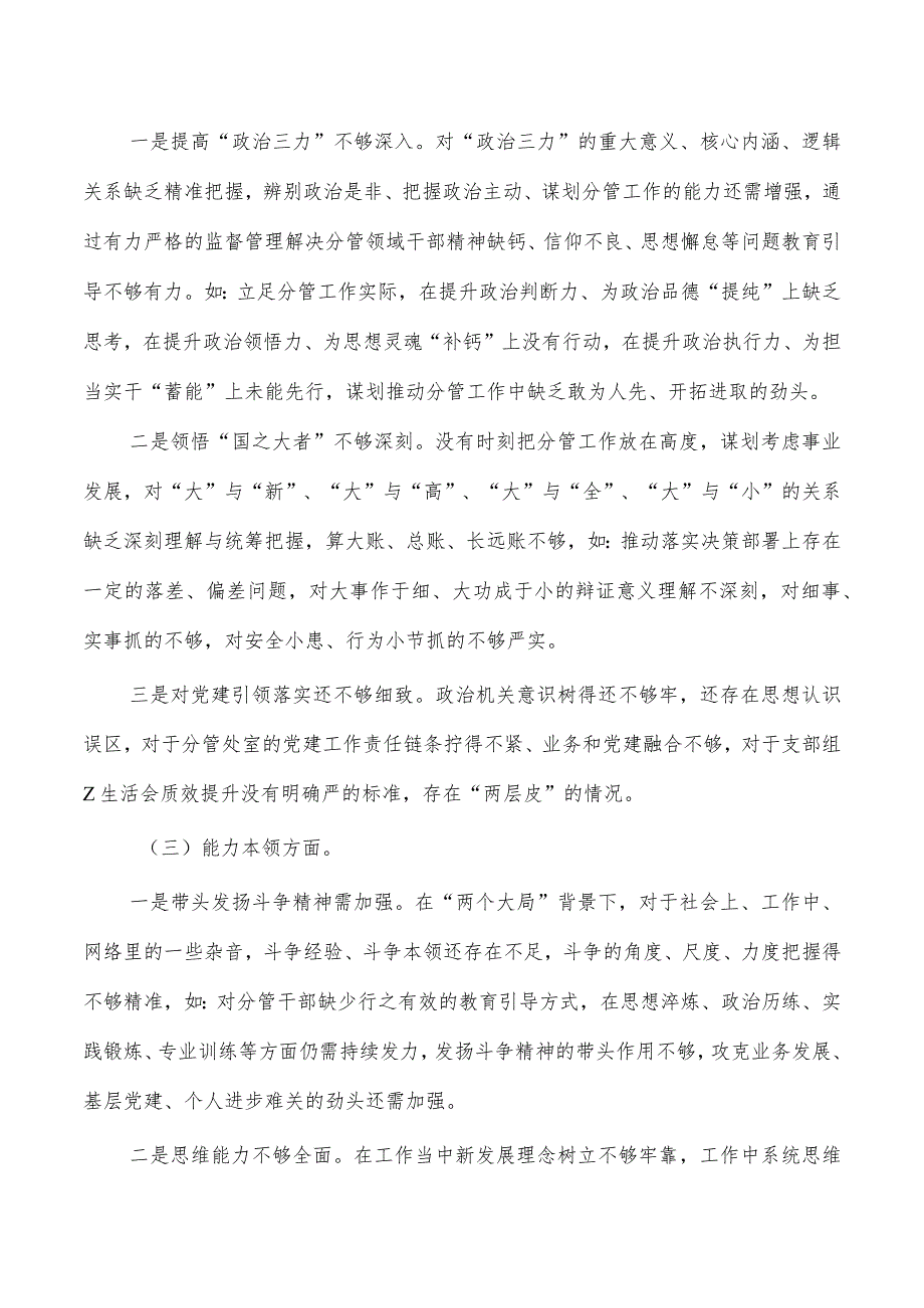 六个方面23年个人检查发言提纲.docx_第2页