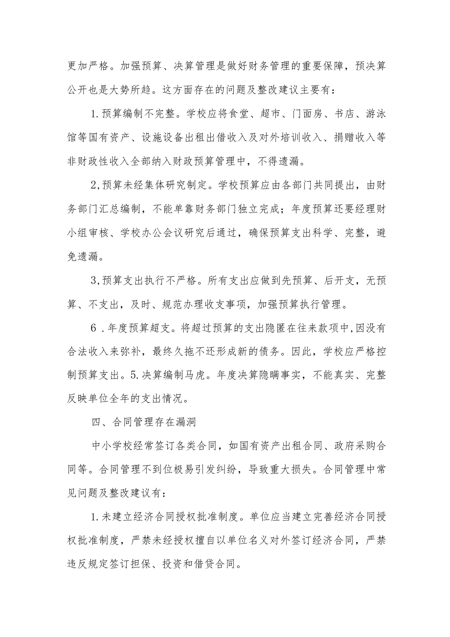 XX中小学财务审计11类42个常见问题整改参考清单.docx_第3页