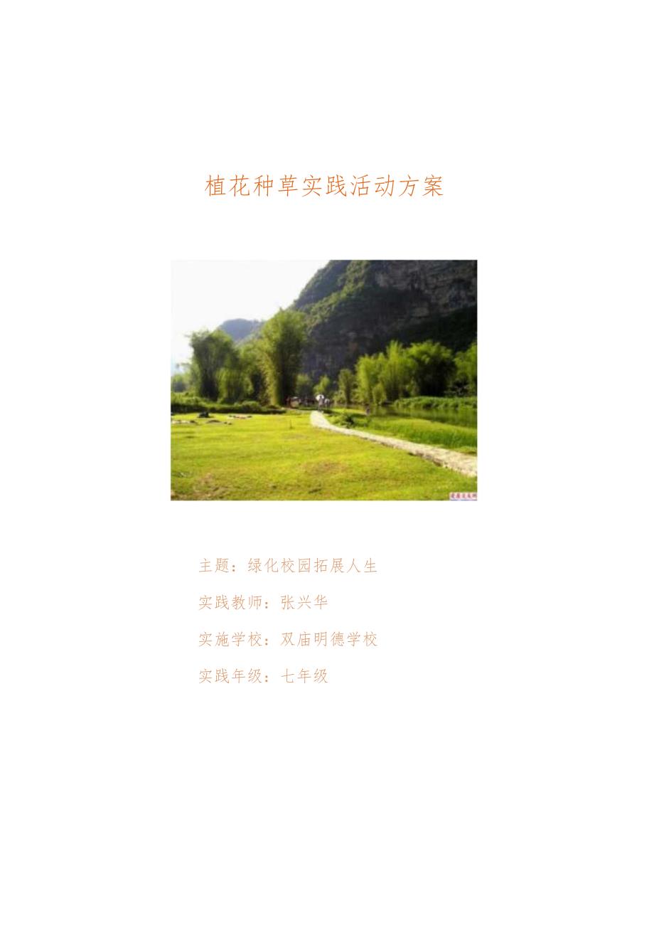 (综合实践活动)植花种菜创造美丽校园.docx_第1页