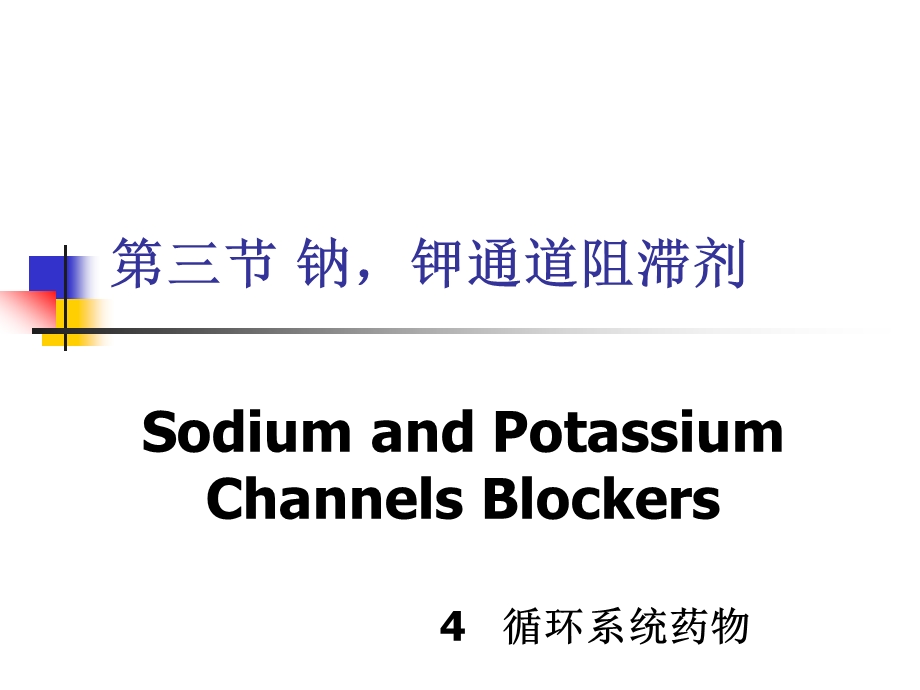 钠钾通道阻滞剂.ppt_第1页