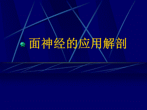 面神经解剖.ppt