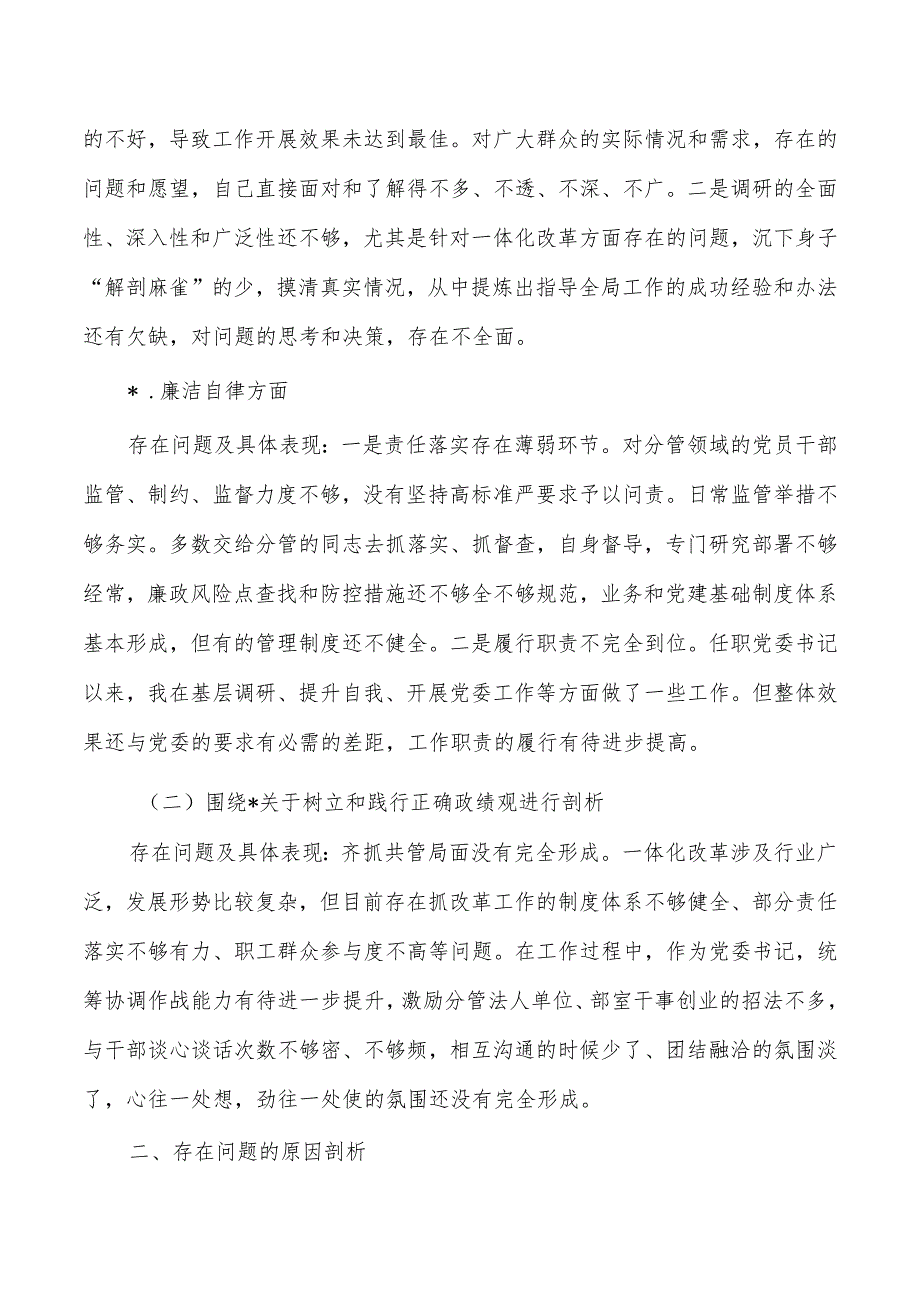 六个方面公司个人检查材料剖析.docx_第3页