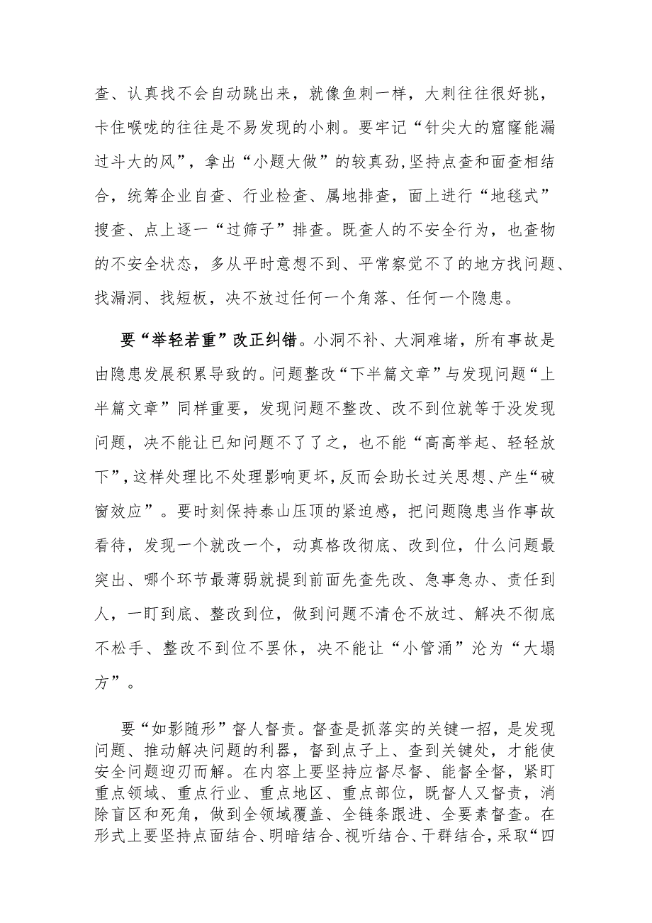 在办公室理论学习中心组安全生产专题研讨交流会上的发言.docx_第2页