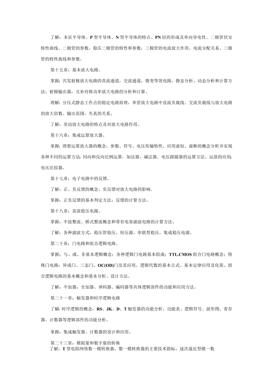 2010年上海海事大学专升本电子信息工程专业综合考试大纲.docx_第2页