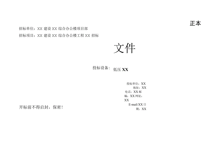 投标文件外封皮（202X年）.docx_第1页