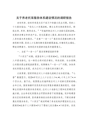 调研报告精选两篇合辑（人才振兴+养老）.docx