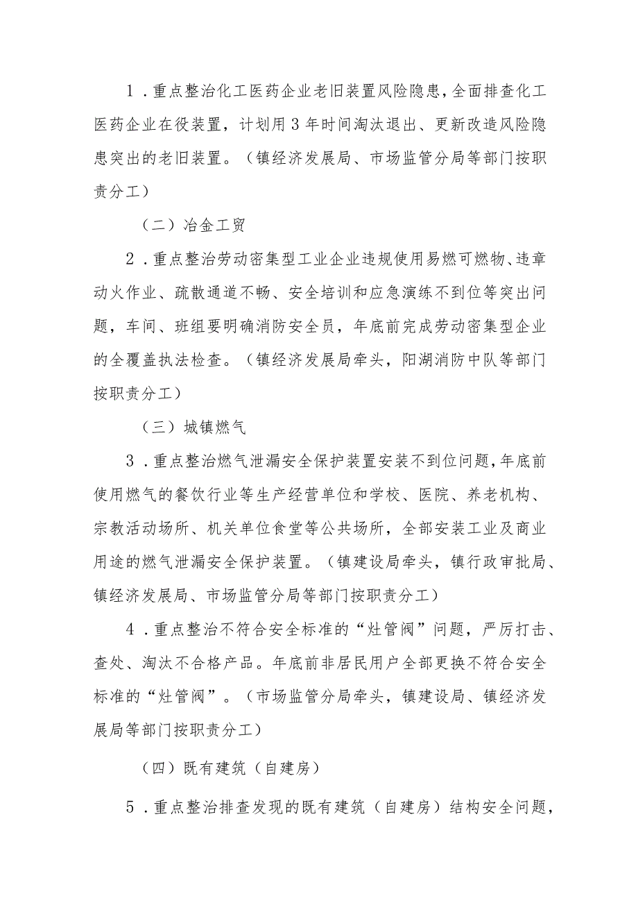 XX镇重点行业领域安全生产风险专项整治巩固提升年行动实施方案.docx_第2页