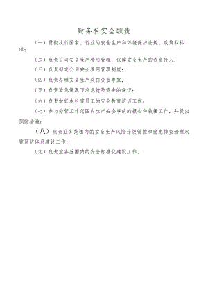 财务科安全职责.docx