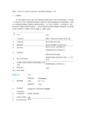 静力切割拆除紧急施工实施方案.docx