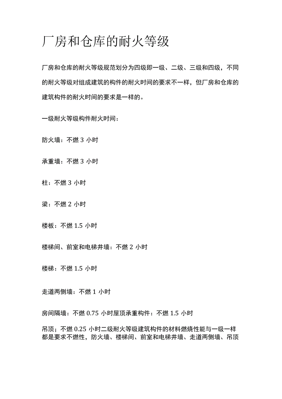 厂房和仓库的耐火等级.docx_第1页