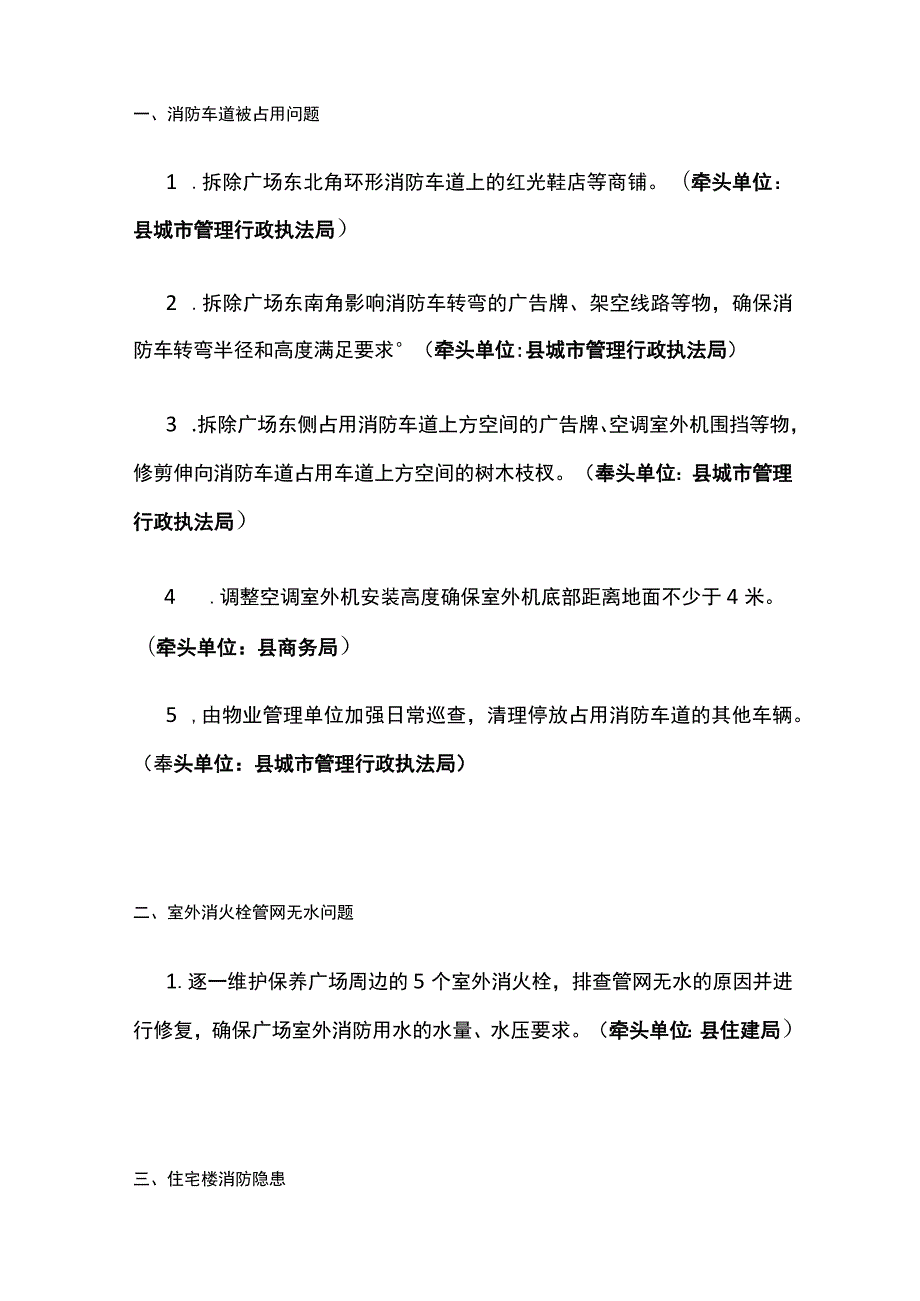 某商场发现消防问题消及防安全隐患整改方案、责任落实.docx_第2页