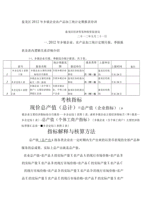 乡镇企业农产品加工业总产值核算介绍.docx