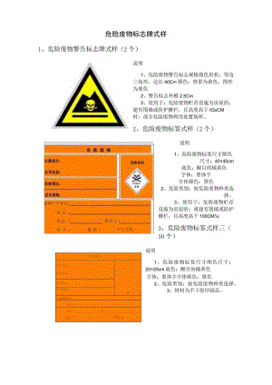 危险废物标志牌式样.docx