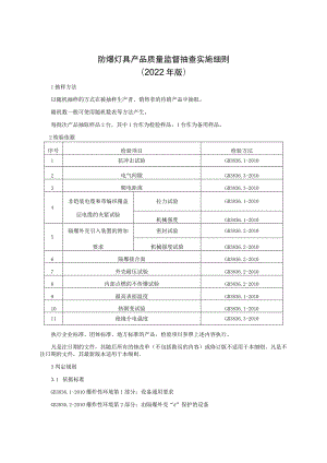 防爆灯具产品质量监督抽查实施细则（2022年版）.docx