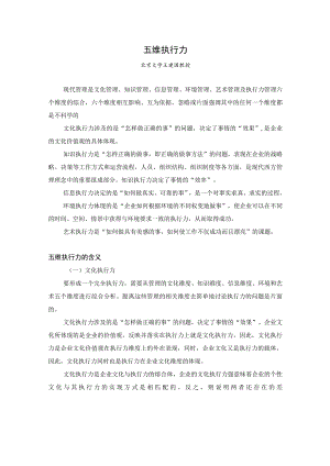 五维执行力(doc 10页).docx