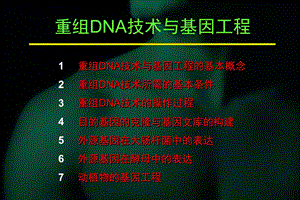 重组DNA技术与重组蛋白表达6.ppt