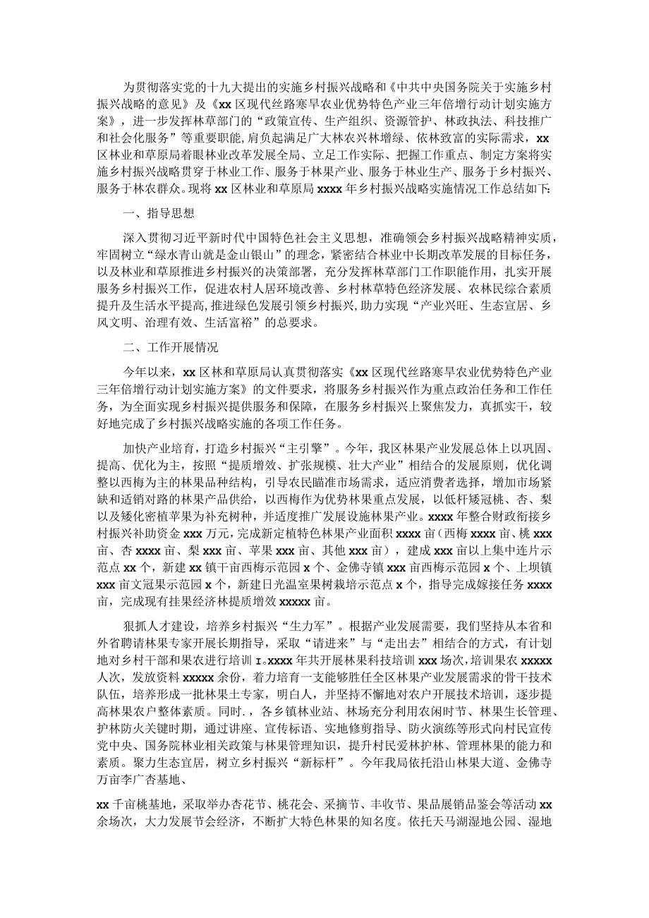 2021年乡村振兴战略实施情况工作总结（局机关）.docx_第1页