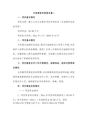 年度绩效考核报告 篇4.docx