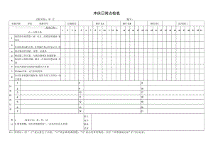 冲床日常点检表.docx