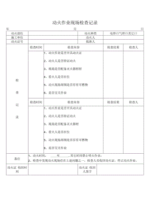 动火作业现场检查记录.docx