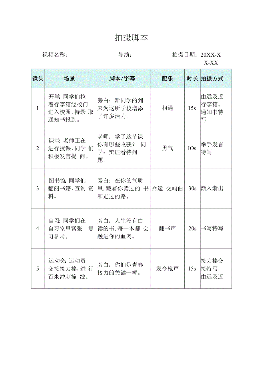 视频拍摄分镜脚本（5篇）.docx_第2页