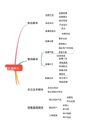 抖音直播带货思维导图精选5篇.docx