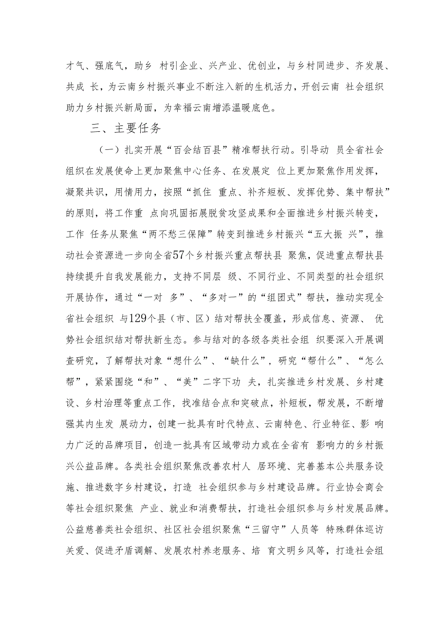 云南省社会组织助力乡村振兴三年行动方案（2023—2025年）.docx_第3页