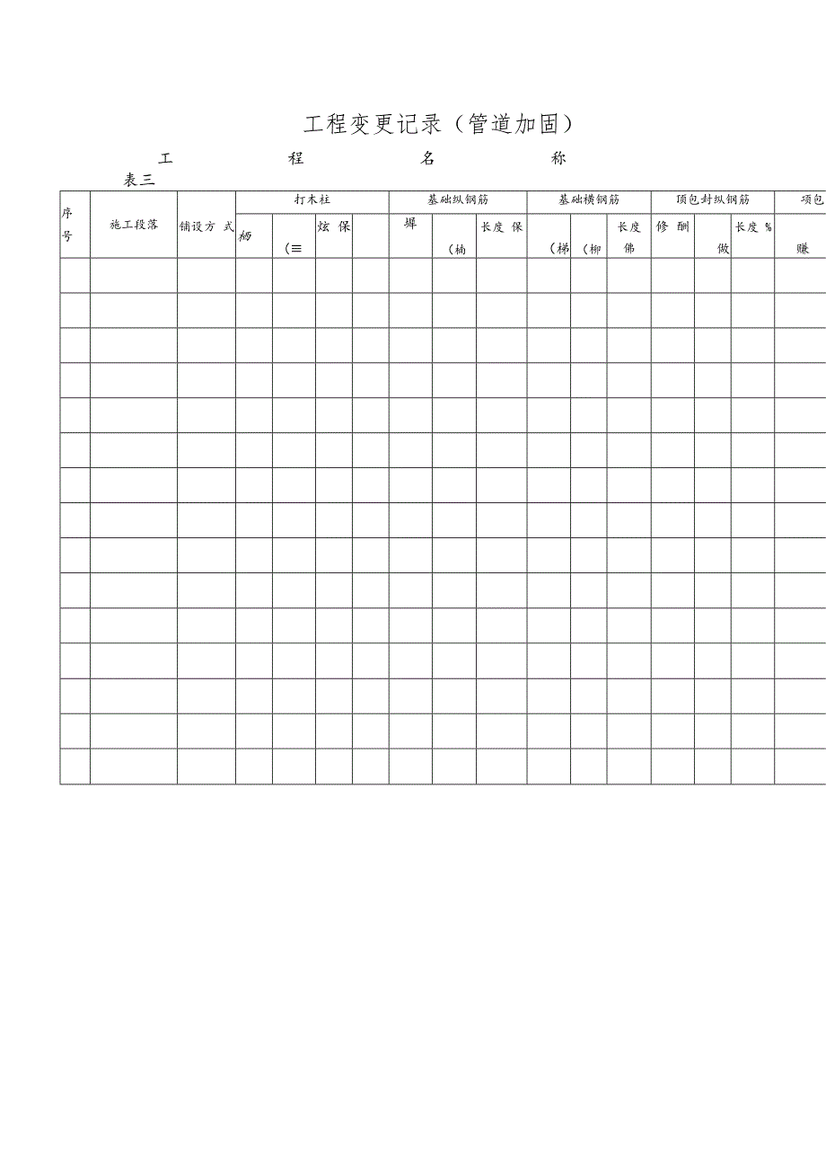 工程变更记录 (管道加固).docx_第1页