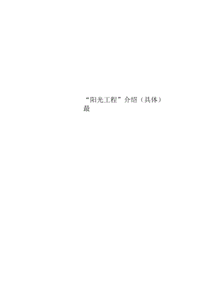 “阳光工程”介绍.docx