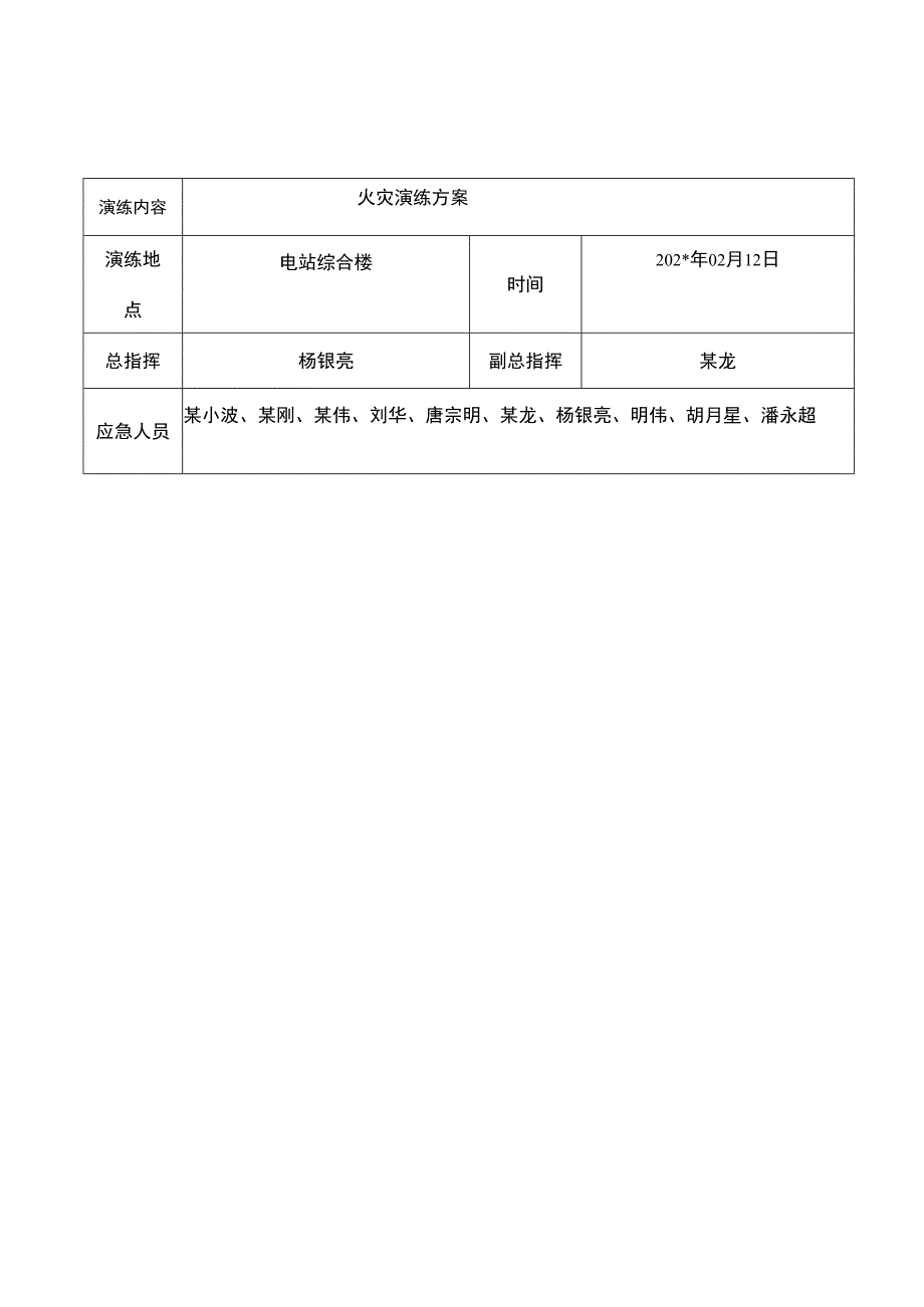 电站火灾应急演练.docx_第1页