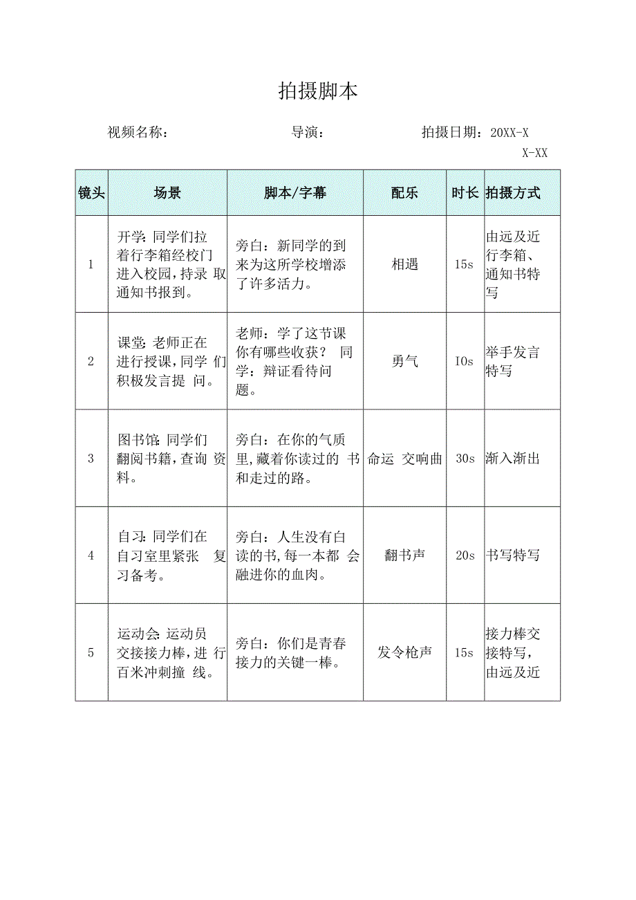 视频分镜头拍摄脚本精选5篇.docx_第2页