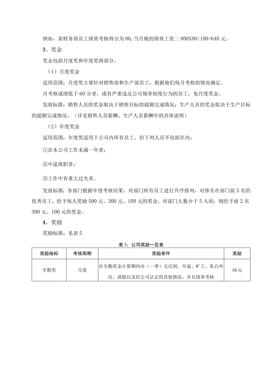 金行销售部薪酬与绩效管理制度.docx_第3页