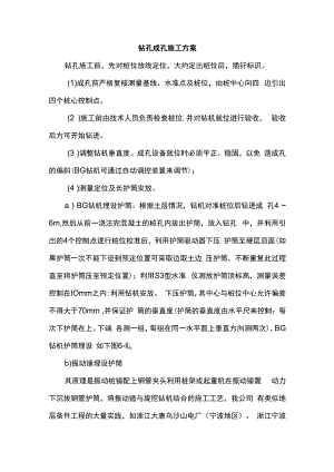 钻孔成孔施工方案.docx