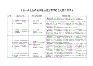 【03】安全生产轻微违法行为不予行政处罚目录清单.docx