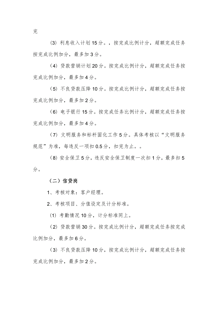 某农商行营业部2023年度绩效考核办法.docx_第3页