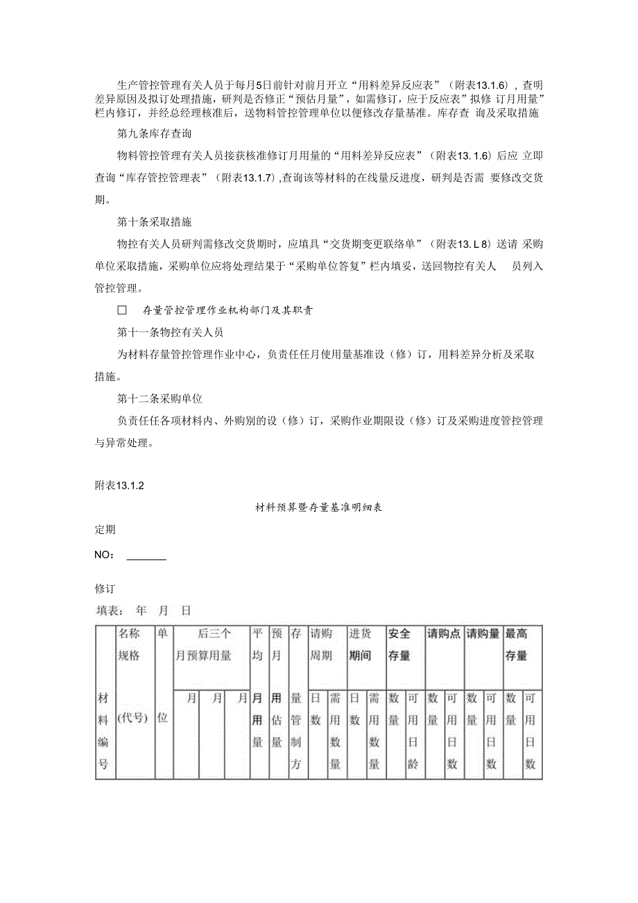 合同模板库存量管理作业细则范本.docx_第2页