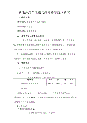 新能源汽车维修与检测赛项技术文件.docx