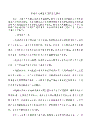 医疗领域满意度调研整改报告.docx