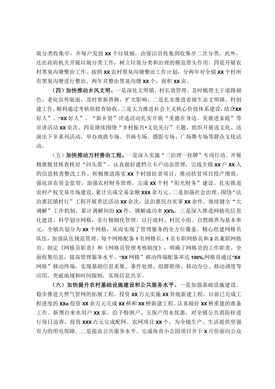 关于镇乡村振兴战略实施情况的报告.docx_第2页