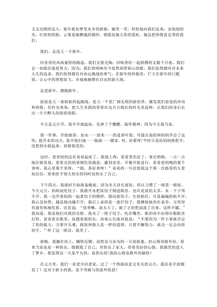 《元旦节》作文600字.docx_第2页