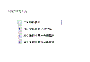 西門子採購方法與工具培训教程2.ppt