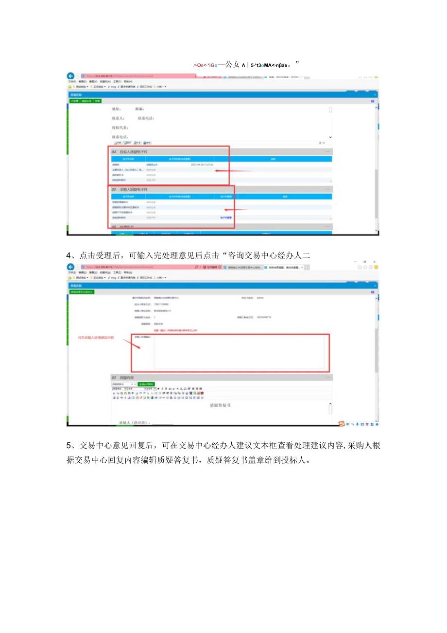 质疑功能操作手册采购人通用模板质疑操作流程.docx_第3页