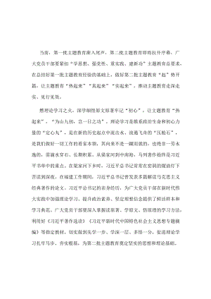 支部第二批主题教育发言稿讲话材料五篇专题资料.docx