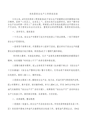 发改委安全生产工作综述总结.docx